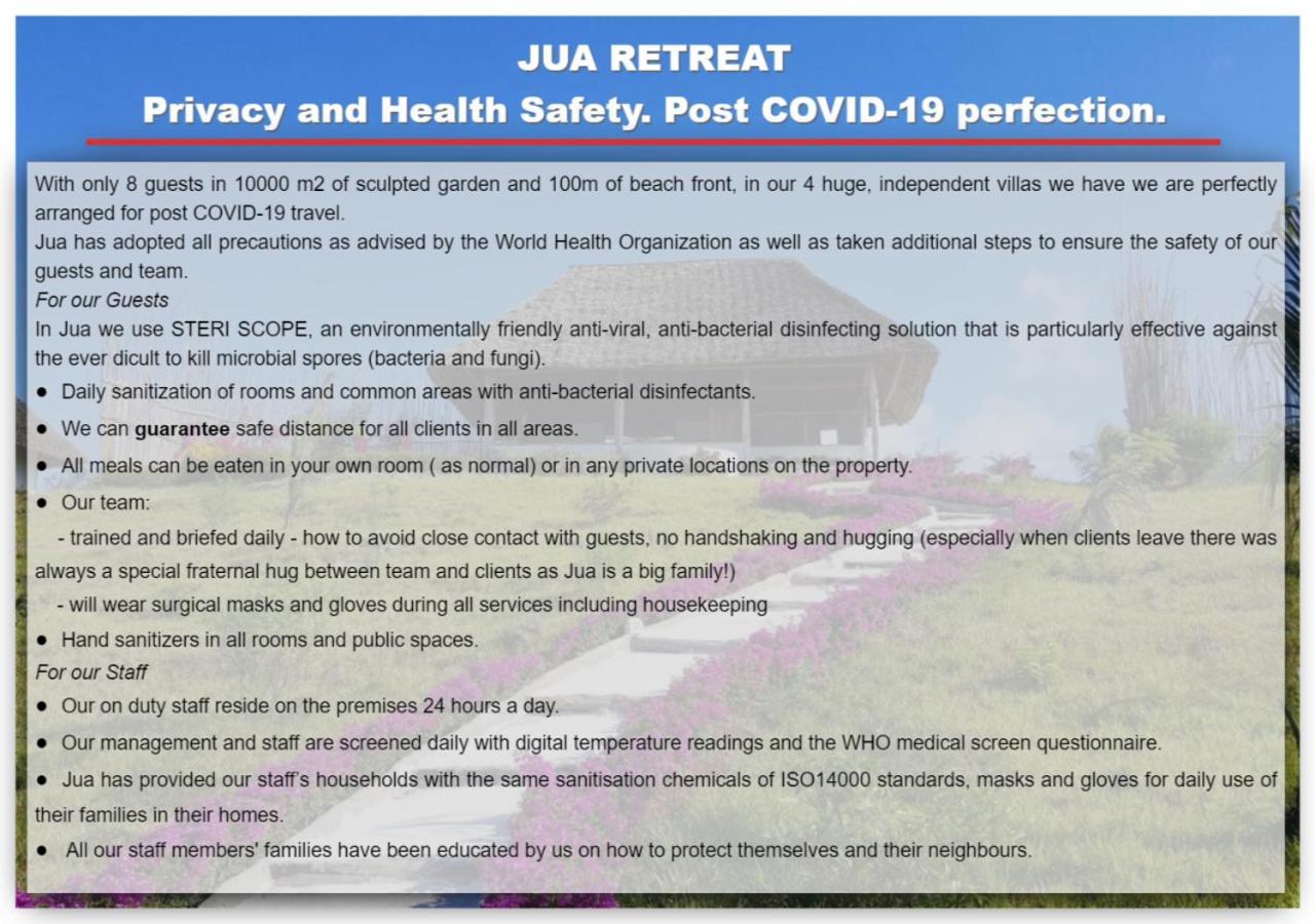 Jua Retreat Hotell Michamvi Exteriör bild